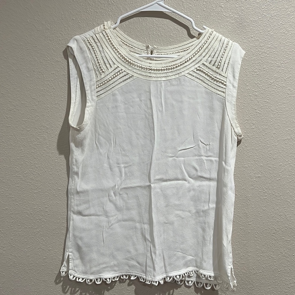 Cream top, Meadow Rue from Anthropologie